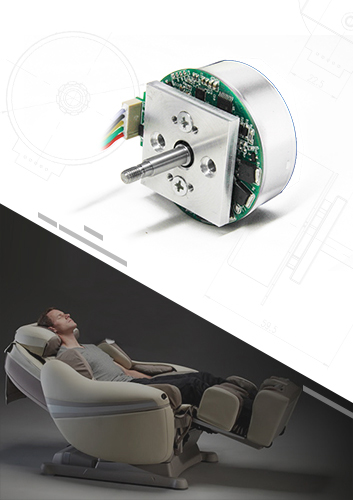 可大批量定制的按摩椅电机按摩器电机24V37W无刷直流电机
