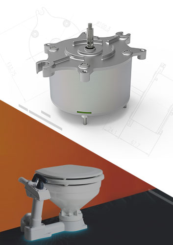 非标房车智能马桶水泵电机24V直流电机 PT8018 系列